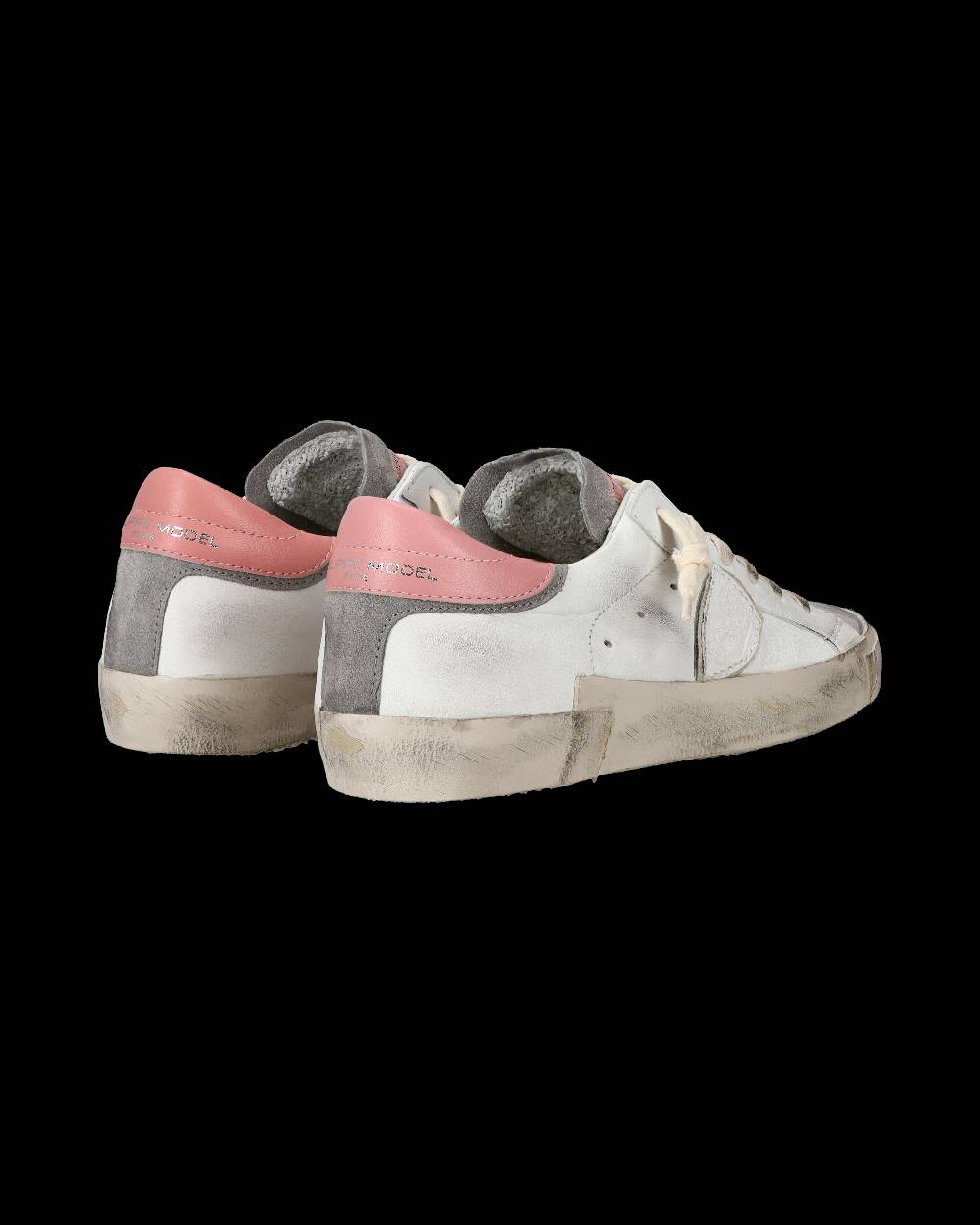 Philippe Model Sneaker casual Prsx da donna in pelle - Antracite e bianco Negozi Online