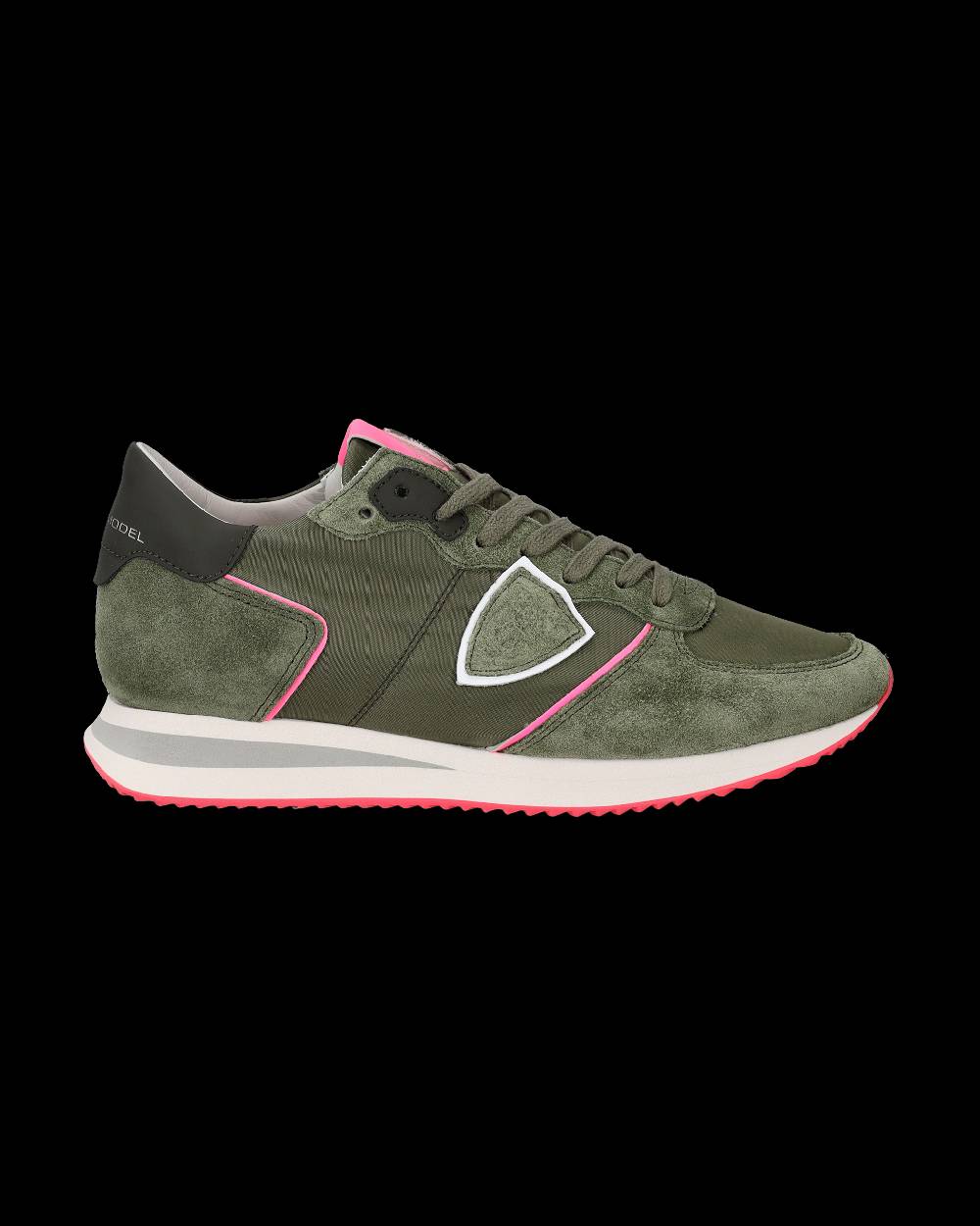 Philippe Model Sneaker basse Trpx donna - verde militare e rosa fluo Consegna Veloce