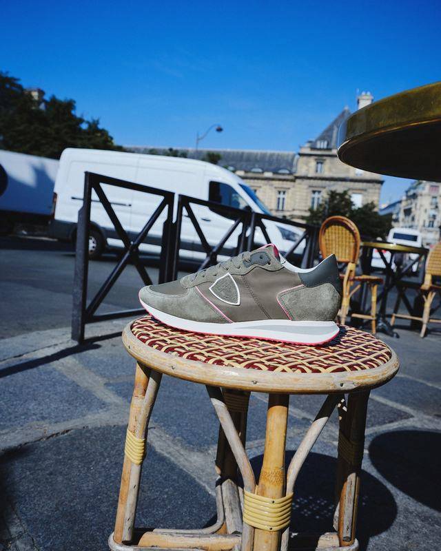 Philippe Model Sneaker basse Trpx donna - verde militare e rosa fluo Consegna Veloce