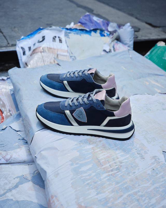 Philippe Model Sneaker basse Tropez 2.1 donna - blu e lilla Shopping Online