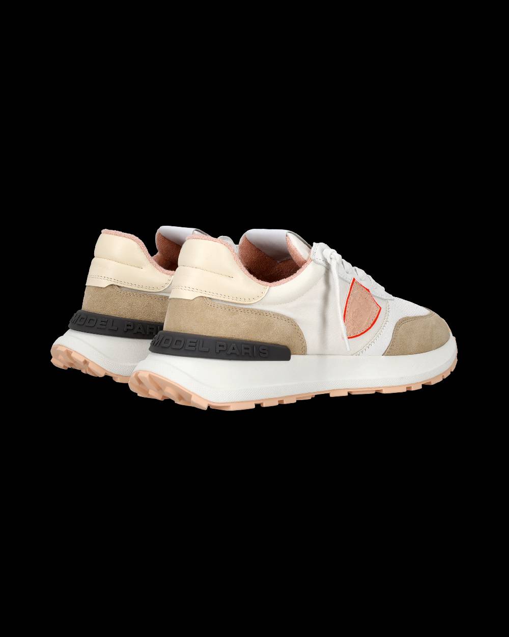 Philippe Model Sneaker bassa Antibes donna - bianco e rosa Sconto