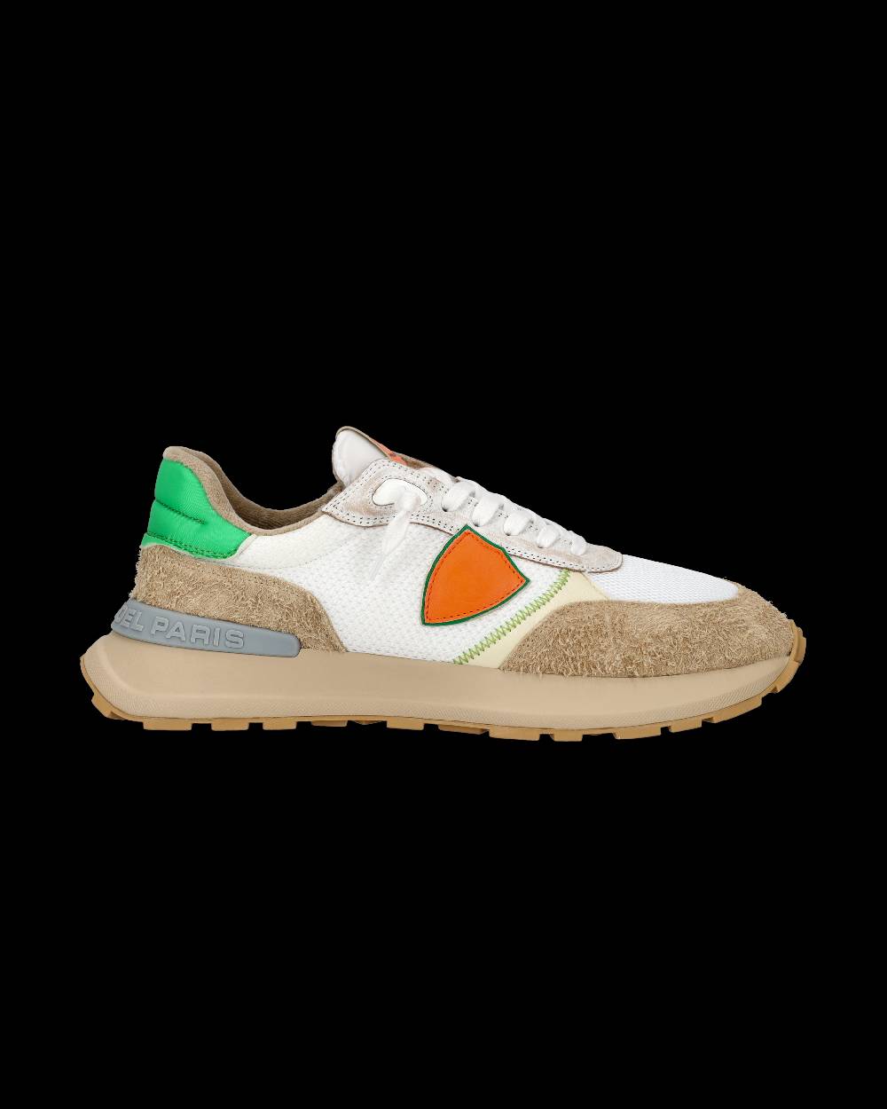 Philippe Model Sneaker bassa Antibes uomo - bianco e sabbia Offerta