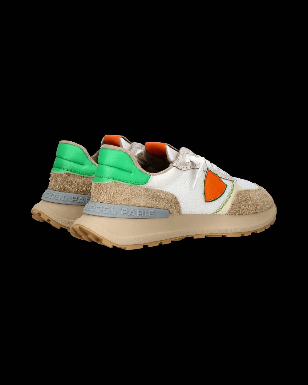 Philippe Model Sneaker bassa Antibes uomo - bianco e sabbia Offerta