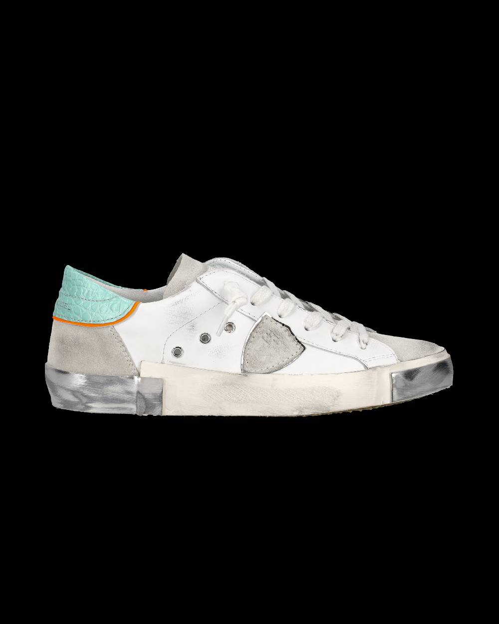 Philippe Model Sneaker bassa PRSX donna - bianco e verde acqua Offerte