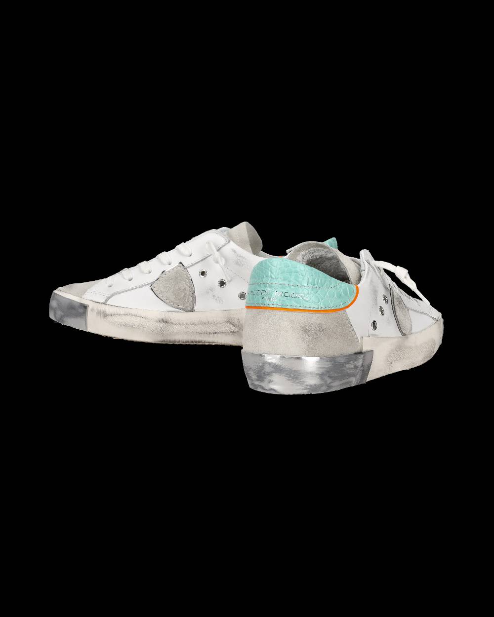 Philippe Model Sneaker bassa PRSX donna - bianco e verde acqua Offerte