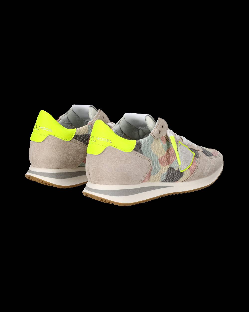 Philippe Model Sneakers Trpx Bianche da Donna in Tessuto Tecnico Saldi Di Fabbrica