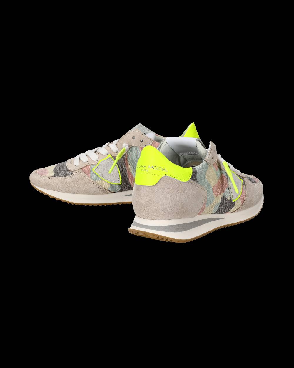 Philippe Model Sneakers Trpx Bianche da Donna in Tessuto Tecnico Saldi Di Fabbrica