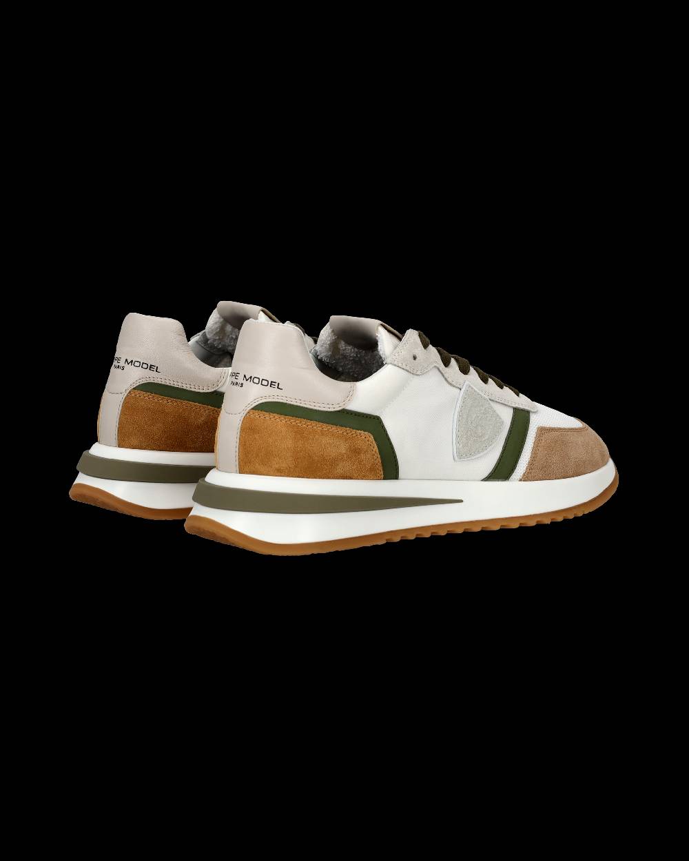 Philippe Model Sneakers Tropez 2.1 da Uomo Bianche e Verdi in Tessuto Tecnico Vendite Flash