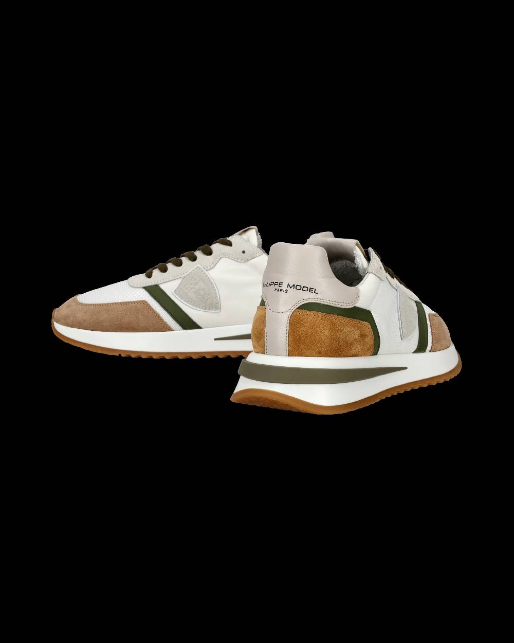 Philippe Model Sneakers Tropez 2.1 da Uomo Bianche e Verdi in Tessuto Tecnico Vendite Flash