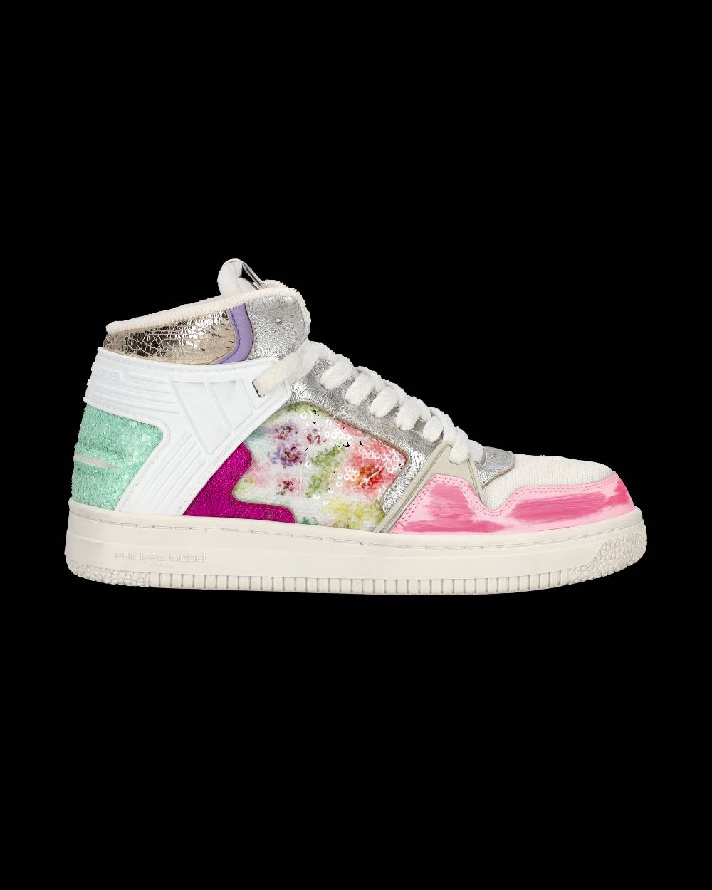Philippe Model Sneaker mid La Grande donna - bianco e fucsia 2025