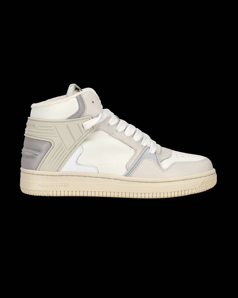 Philippe Model Sneaker mid La Grande donna - burro e grigio Italy