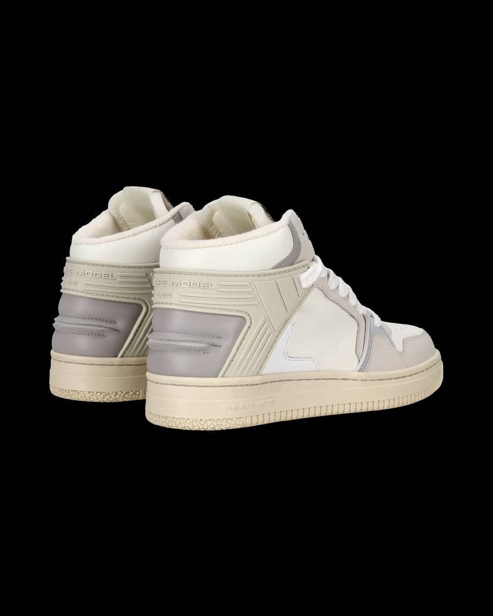 Philippe Model Sneaker mid La Grande donna - burro e grigio Italy