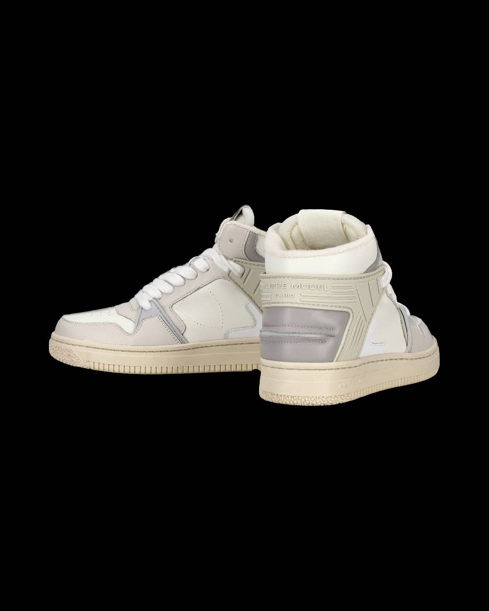 Philippe Model Sneaker mid La Grande donna - burro e grigio Italy
