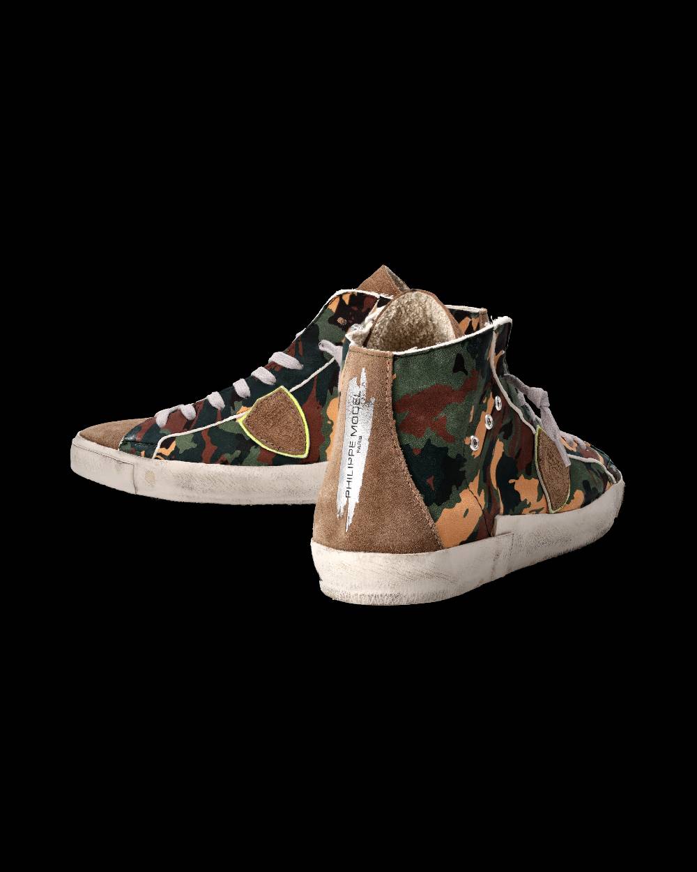 Philippe Model Sneaker Prsx Uomo, Verde e Beige Vendita