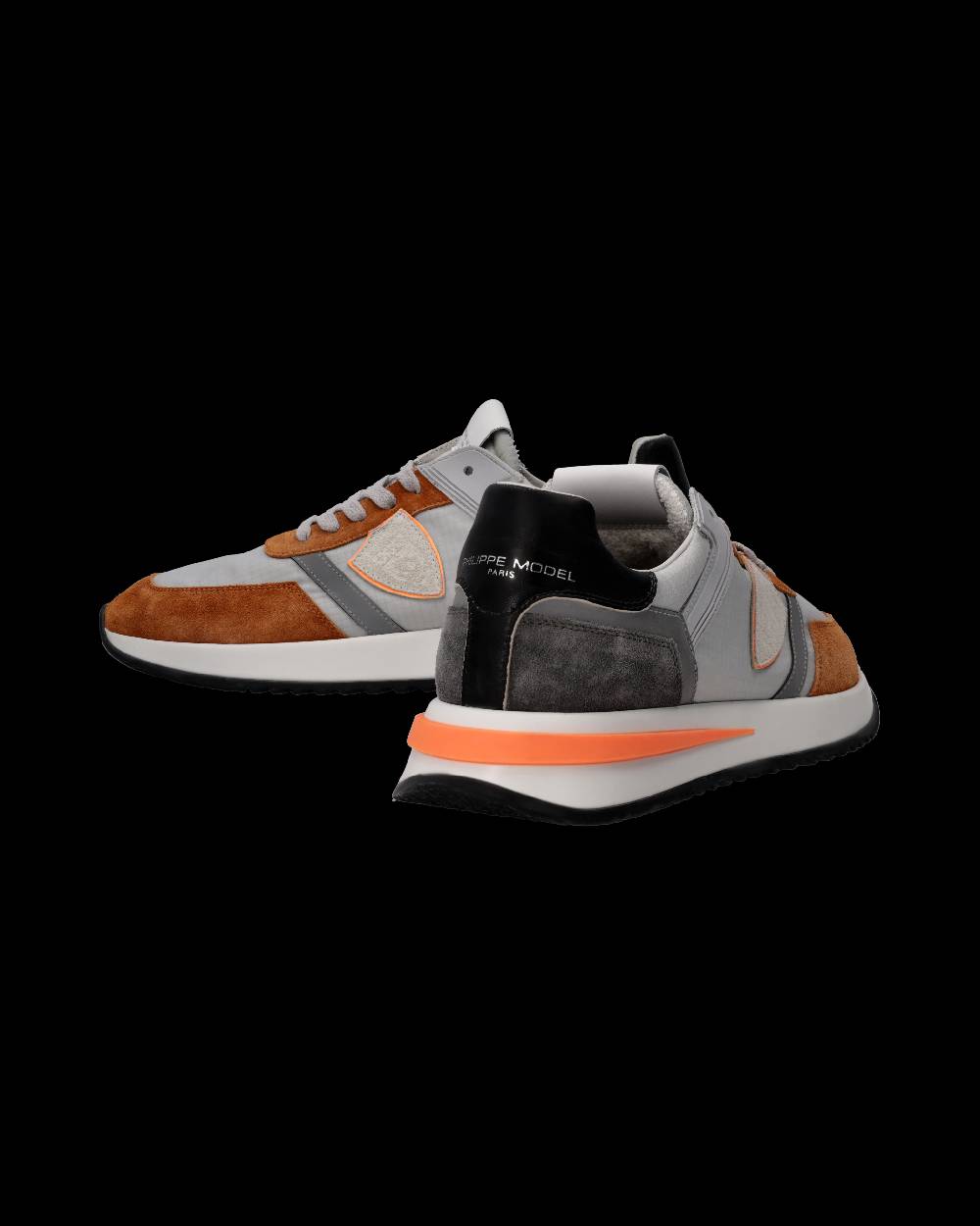 Philippe Model Sneaker Tropez 2.1 Uomo, Grigio e Cognac Fino Al -60%