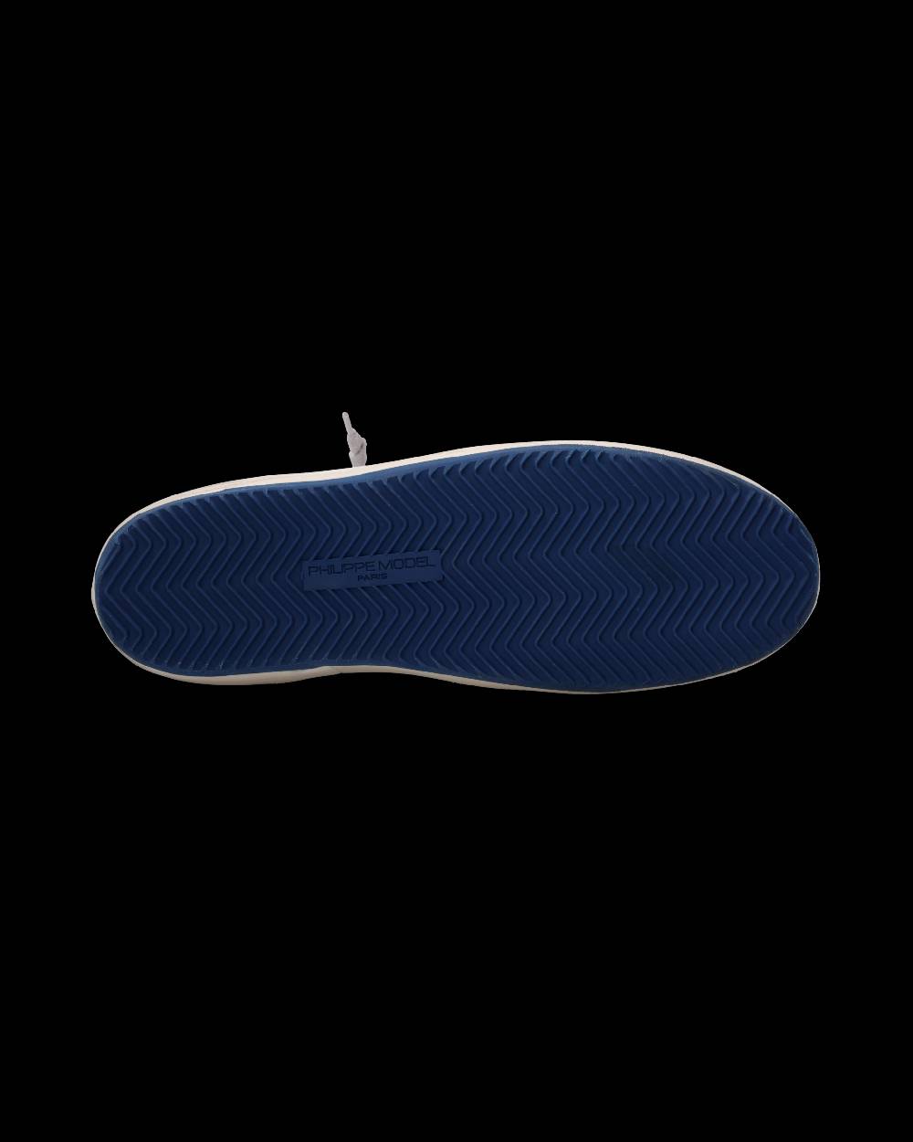 Philippe Model Sneaker Nice Uomo, Bianco e Blu Sottocosto