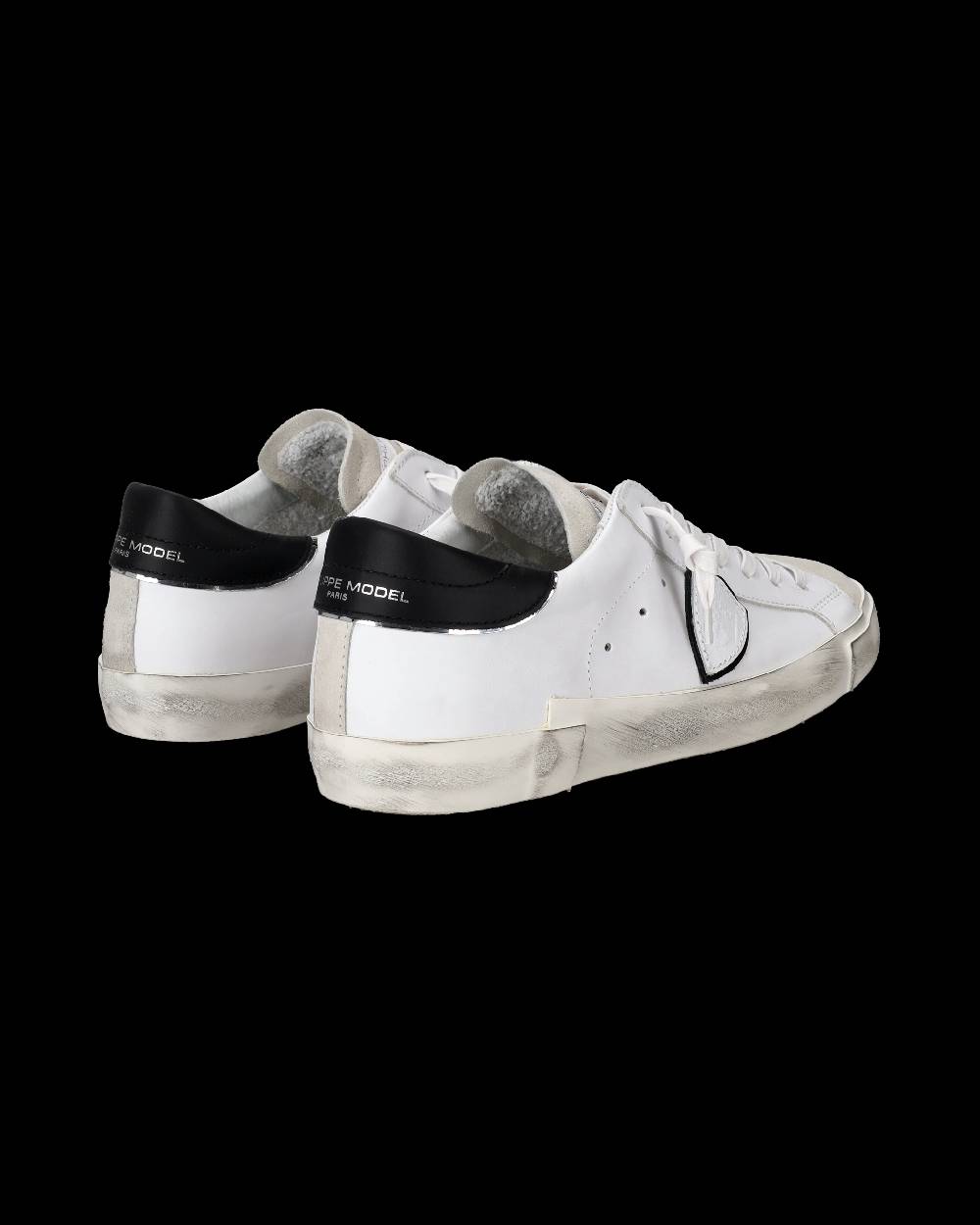 Philippe Model Sneaker bassa Prsx uomo - bianco e nero Sconto