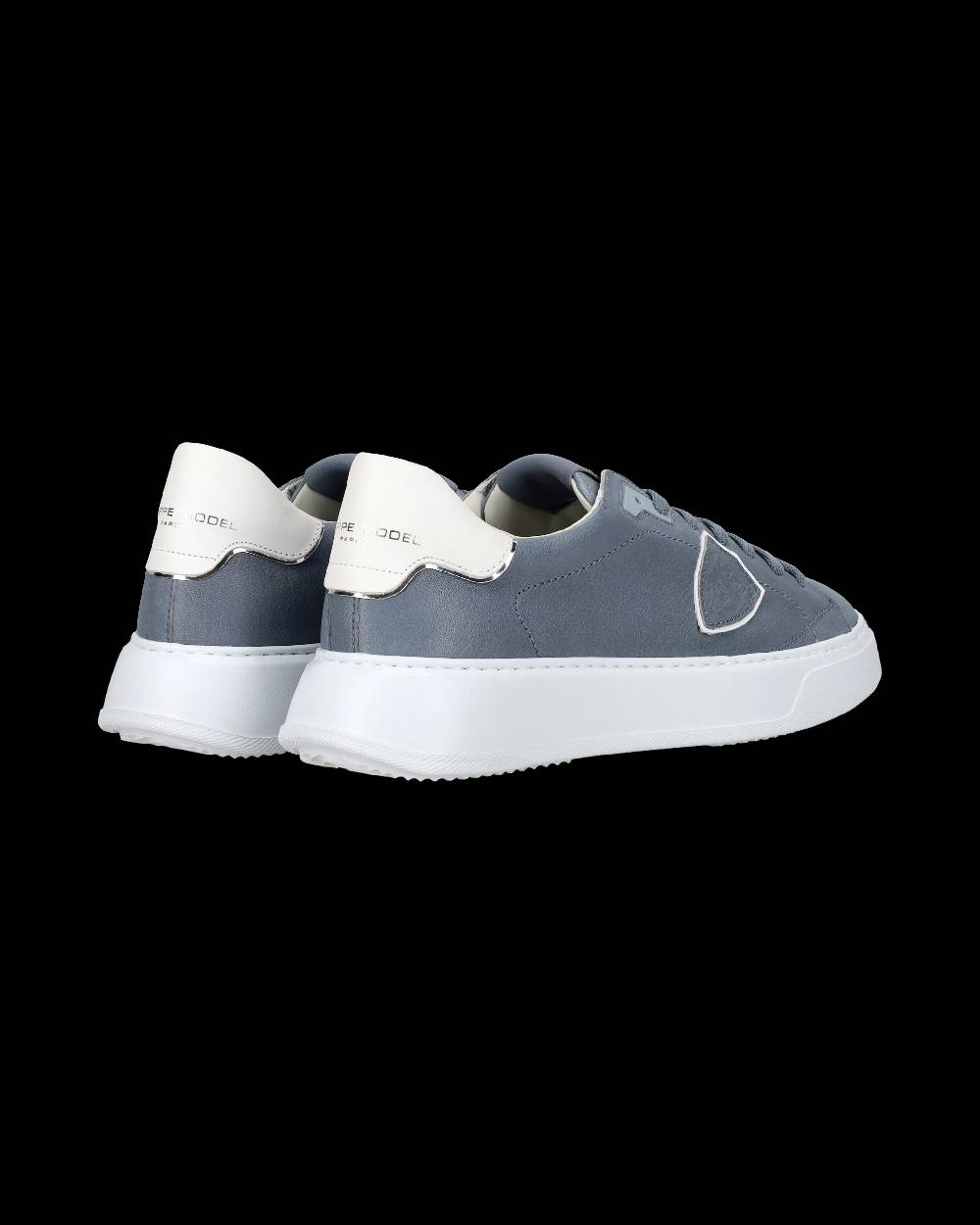 Philippe Model Sneaker casual Temple da uomo in pelle Nabuk - Blu Offerta