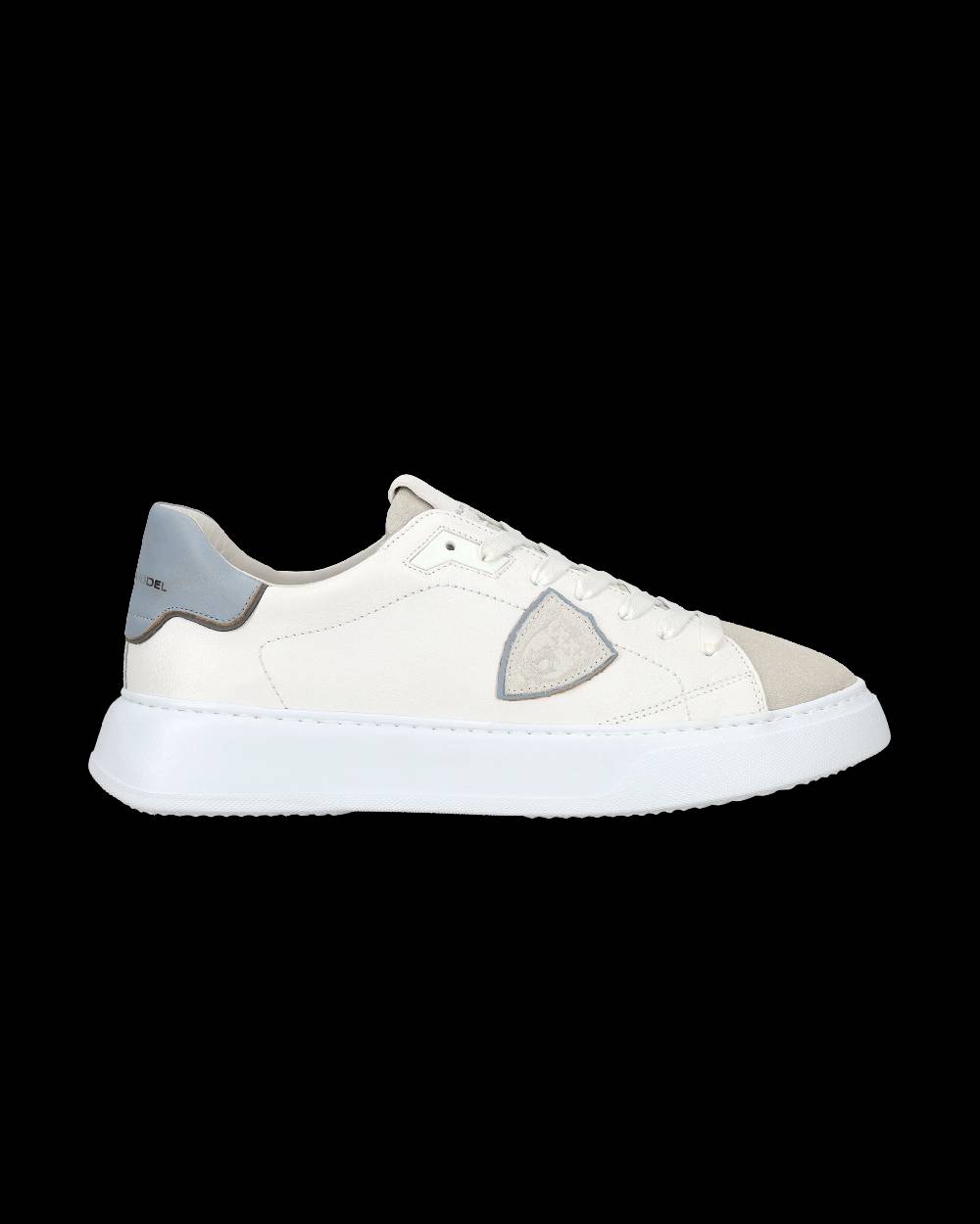 Philippe Model Sneaker casual Temple da uomo in pelle - Azzurro e bianco Online