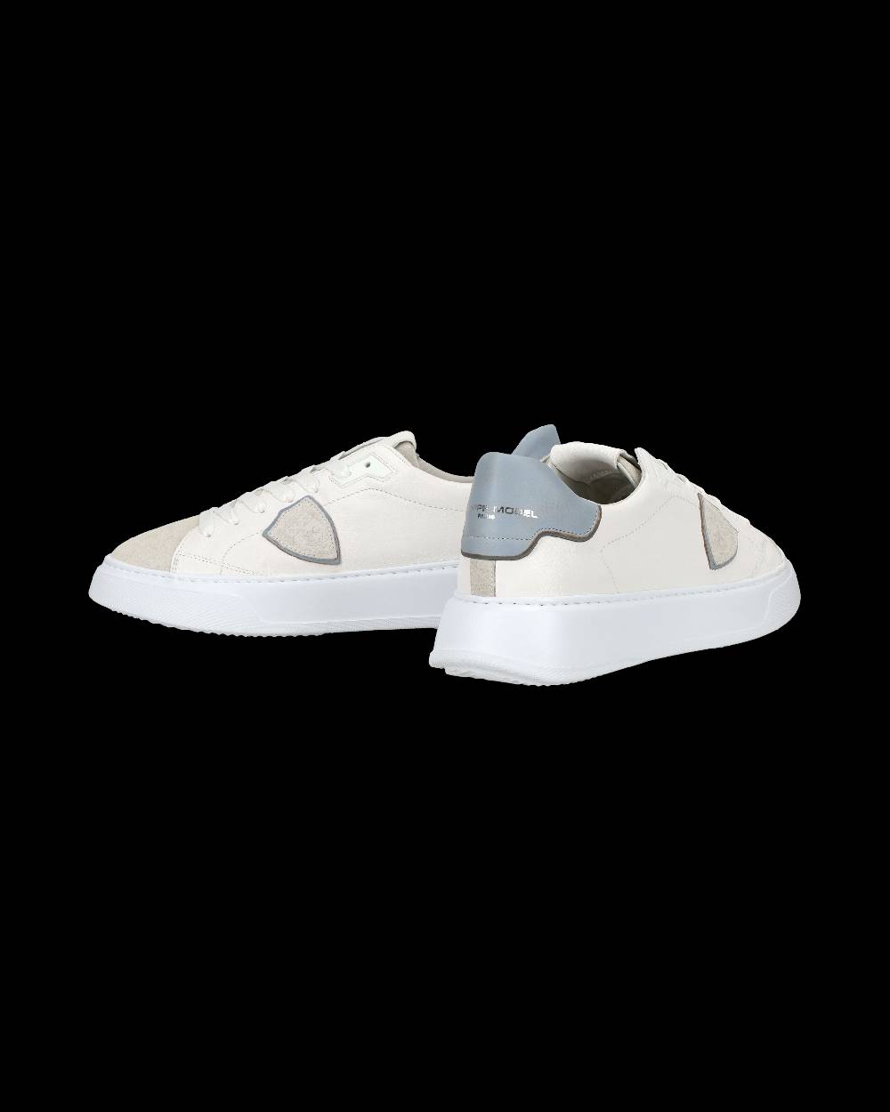 Philippe Model Sneaker casual Temple da uomo in pelle - Azzurro e bianco Online
