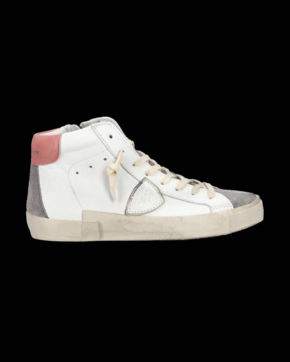 Philippe Model Sneaker casual Prsx da donna in pelle - Antracite e bianco Vendita Calda
