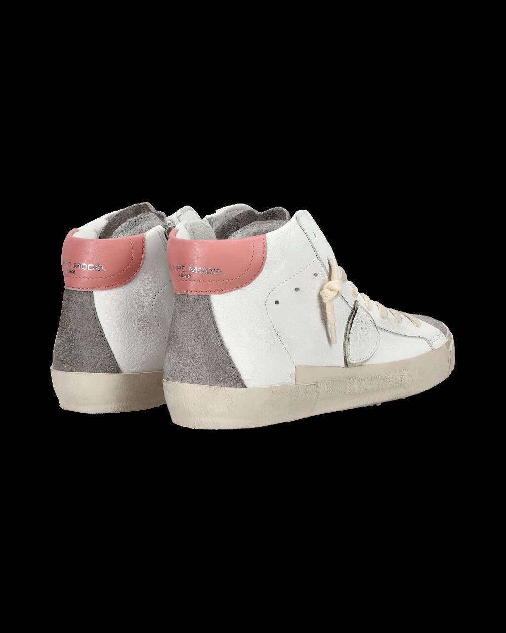 Philippe Model Sneaker casual Prsx da donna in pelle - Antracite e bianco Vendita Calda