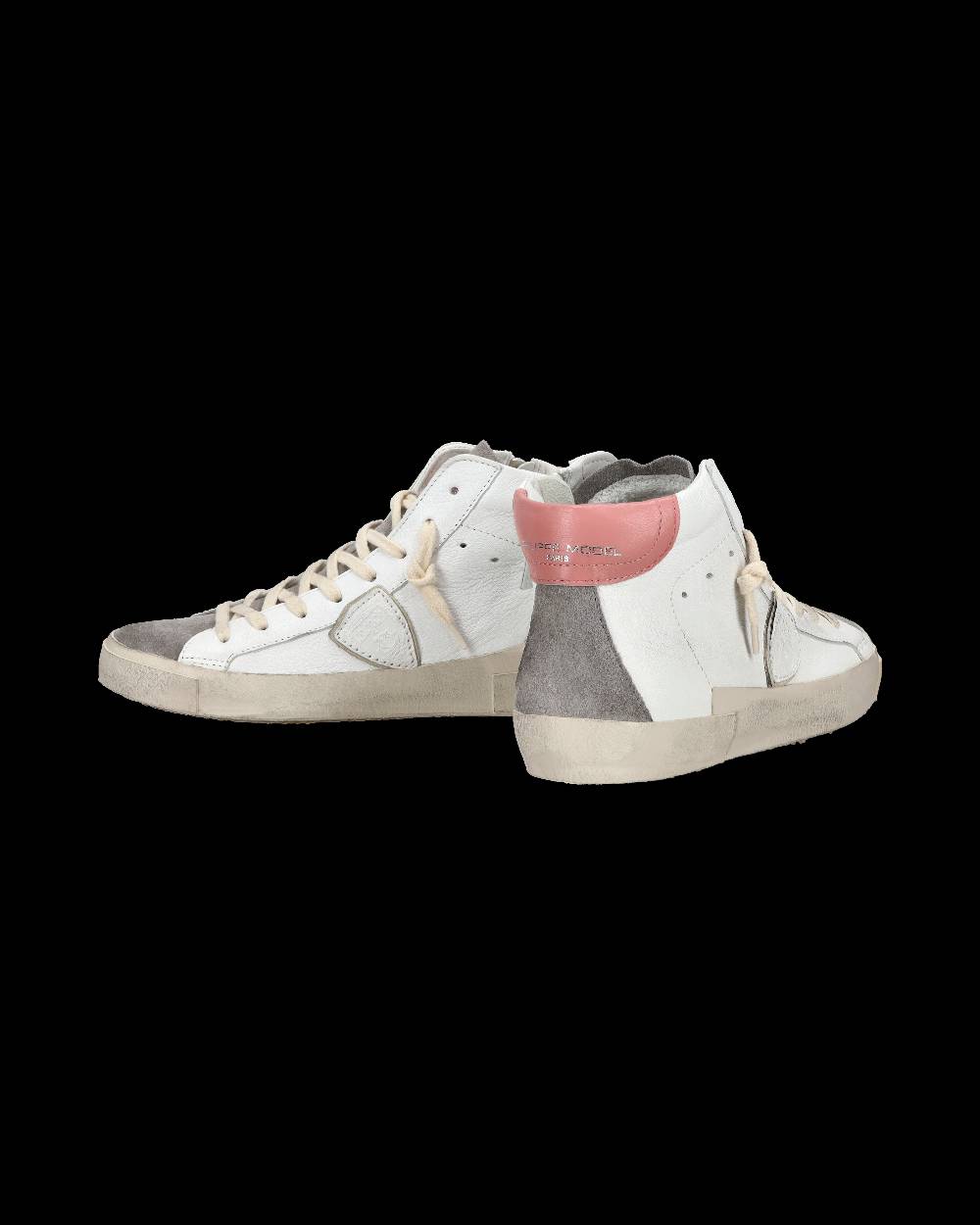 Philippe Model Sneaker casual Prsx da donna in pelle - Antracite e bianco Vendita Calda