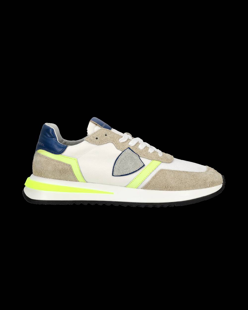 Philippe Model Sneaker bassa Tropez 2.1 uomo - bianco, giallo e blu Saldi Di Fabbrica