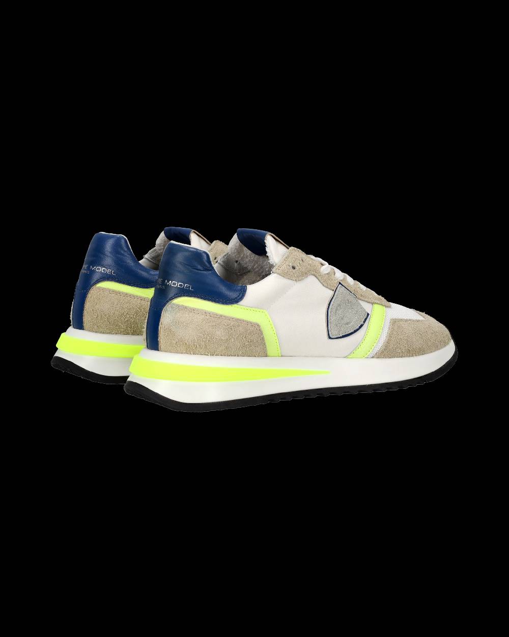 Philippe Model Sneaker bassa Tropez 2.1 uomo - bianco, giallo e blu Saldi Di Fabbrica