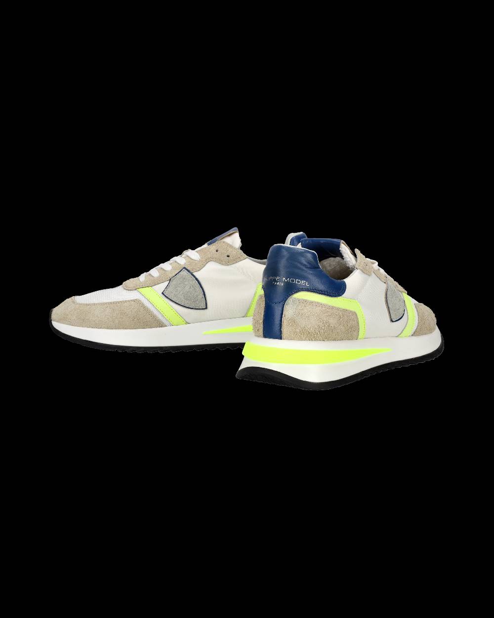 Philippe Model Sneaker bassa Tropez 2.1 uomo - bianco, giallo e blu Saldi Di Fabbrica