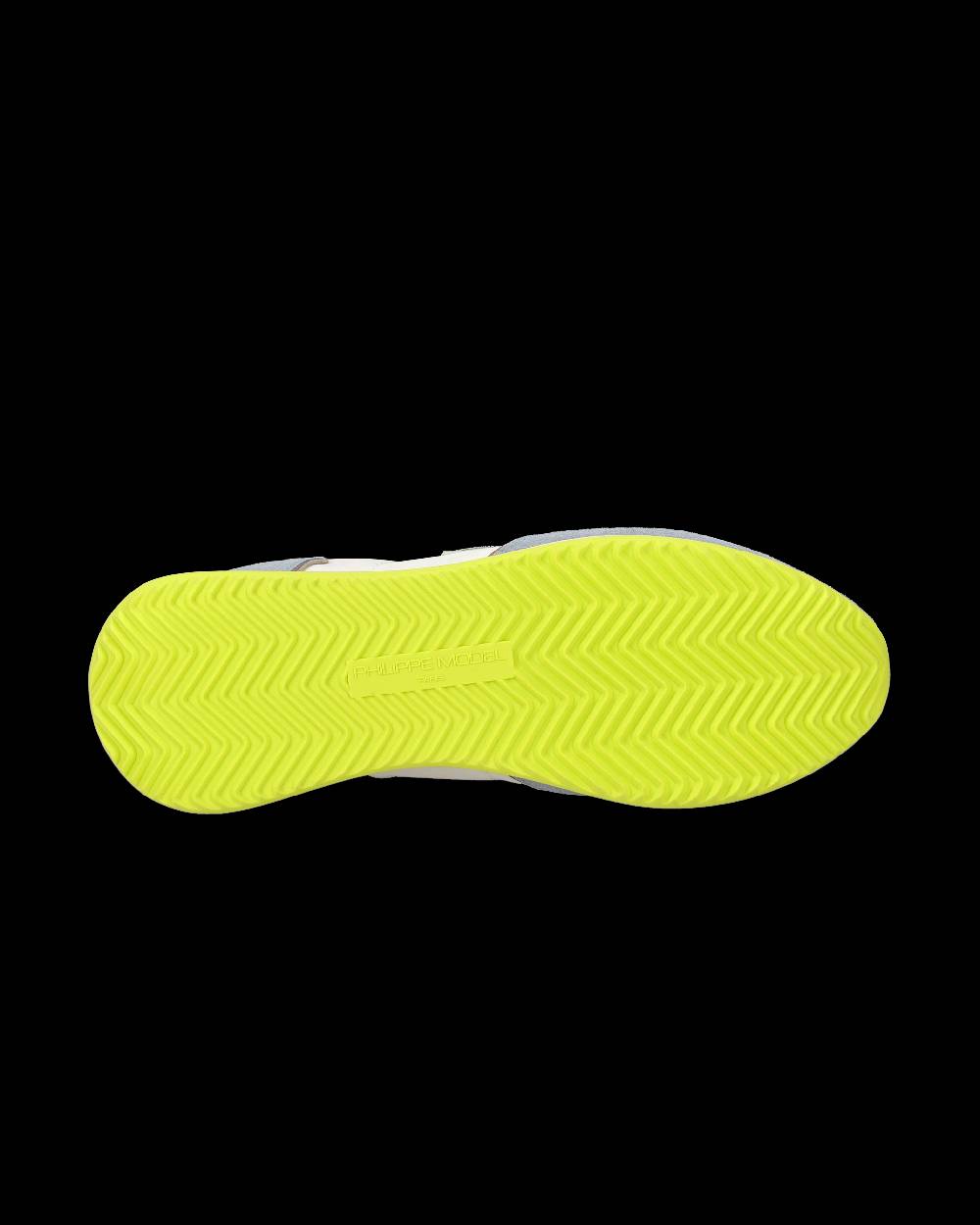 Philippe Model Sneaker casual Trpx da uomo in nylon e pelle - Azzurro e giallo I Più Venduti