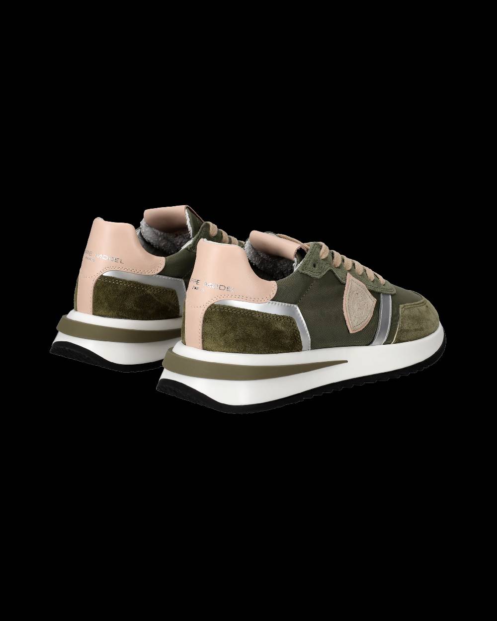 Philippe Model Sneaker basse Tropez 2.1 donna - verde militare e rosa Negozio