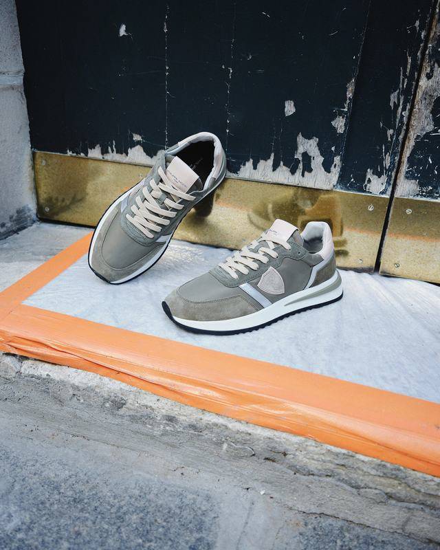 Philippe Model Sneaker basse Tropez 2.1 donna - verde militare e rosa Negozio