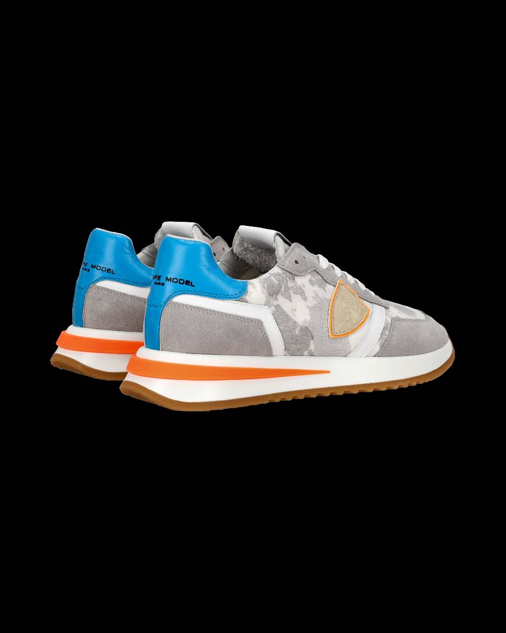 Philippe Model Sneaker bassa Tropez 2.1 uomo - grigio, bianco e arancio 2025
