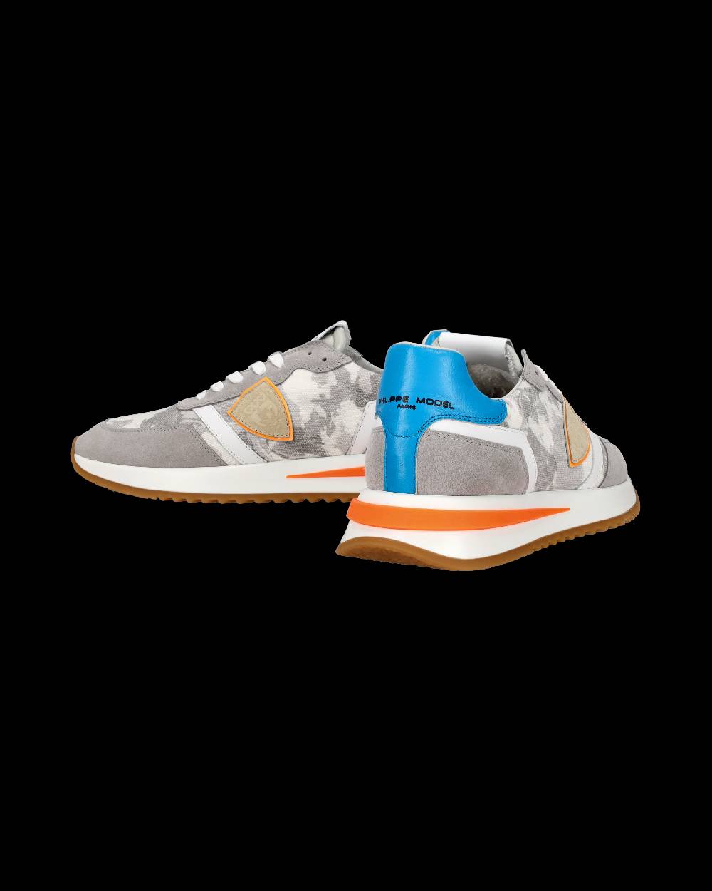 Philippe Model Sneaker bassa Tropez 2.1 uomo - grigio, bianco e arancio 2025