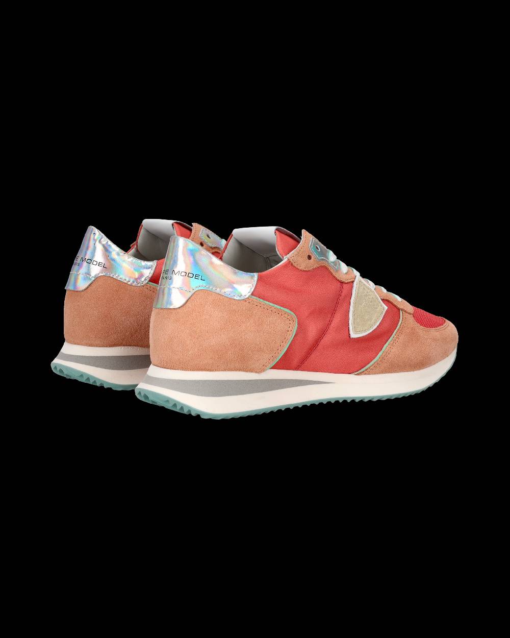 Philippe Model Sneaker running Trpx da donna - Verde turchese pesca Nuovo