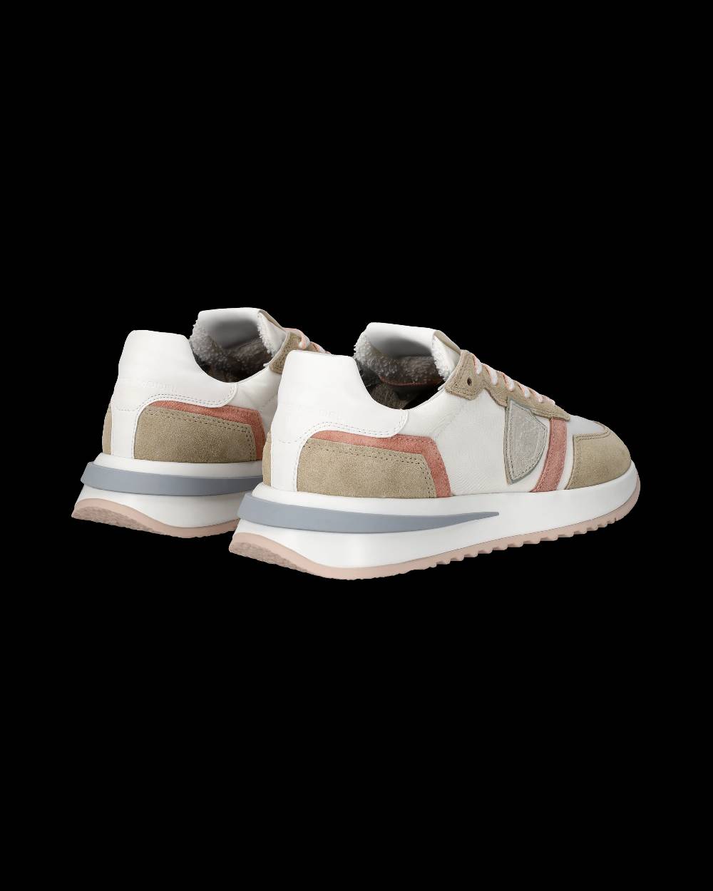 Philippe Model Sneakers Tropez 2.1 da Donna Bianche in Tessuto Tecnico Qualità