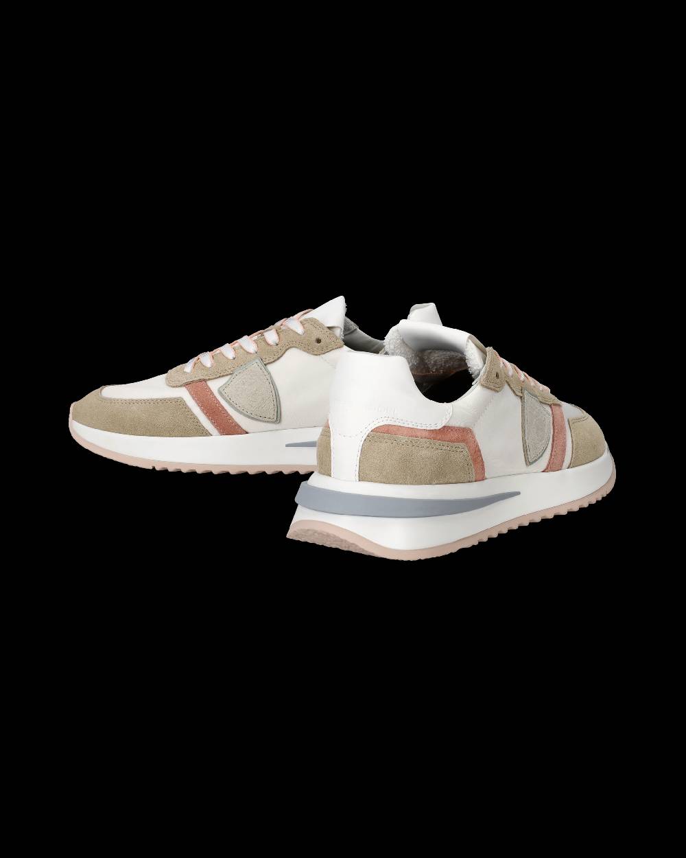 Philippe Model Sneakers Tropez 2.1 da Donna Bianche in Tessuto Tecnico Qualità
