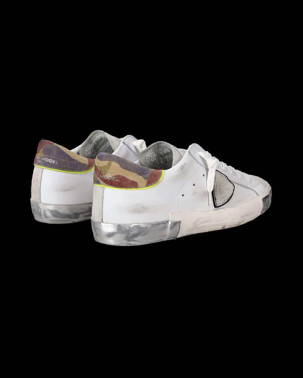 Philippe Model Sneakers Prsx da Uomo Bianche e Bordeaux in Pelle Promozione