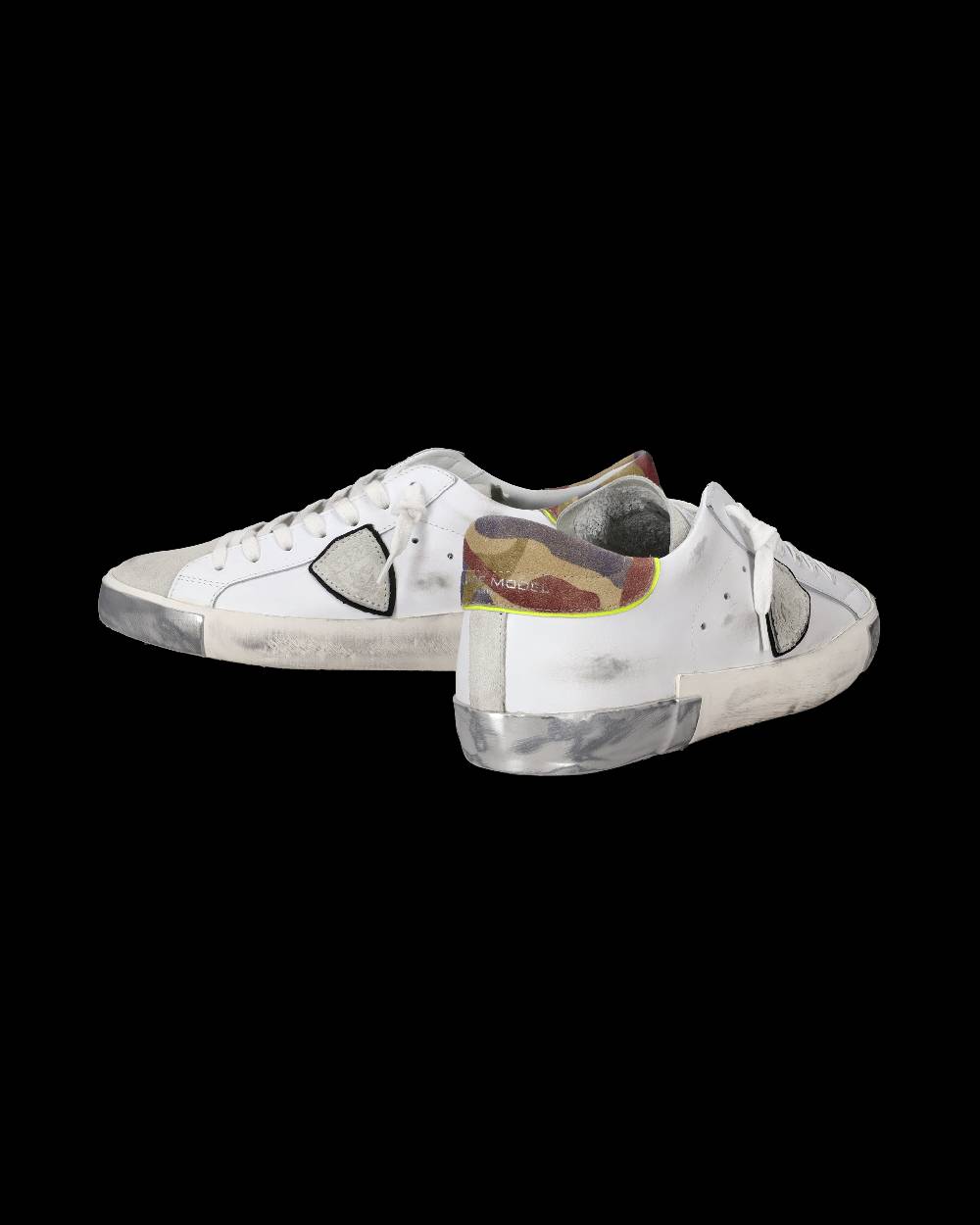 Philippe Model Sneakers Prsx da Uomo Bianche e Bordeaux in Pelle Promozione