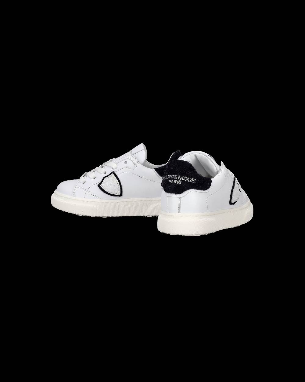 Philippe Model Sneakers da Bambini Temple Bianche e Blu in Pelle Novità