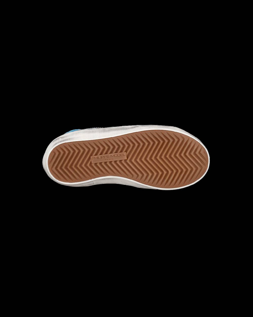 Philippe Model Scarpe da Bambini Prsx Bianche e Argento in Pelle Offerte