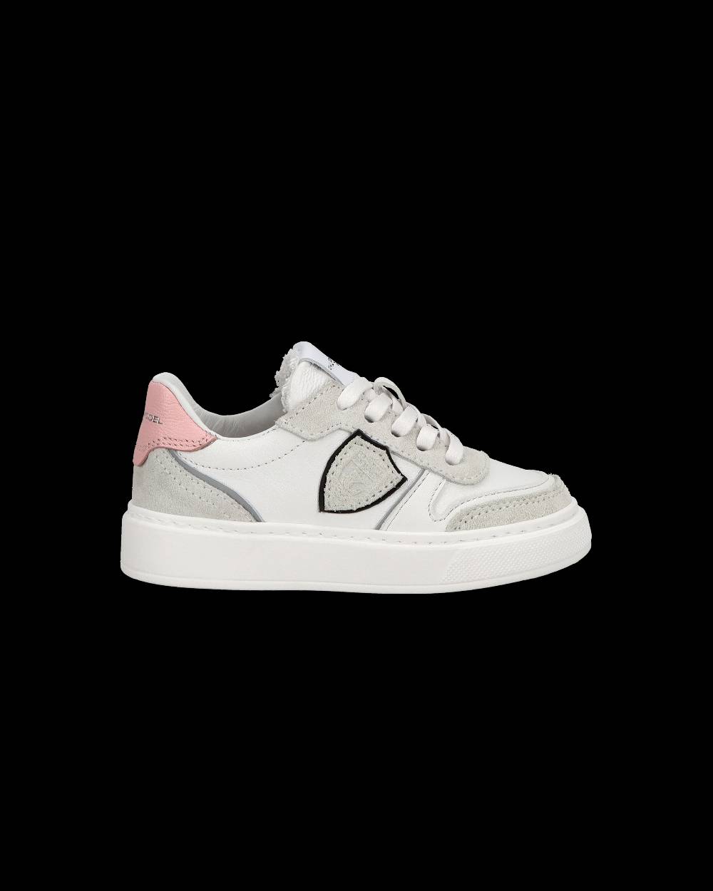 Philippe Model Baby Nice Low-Top Sneakers in Leather, Brown Blue Hotsell