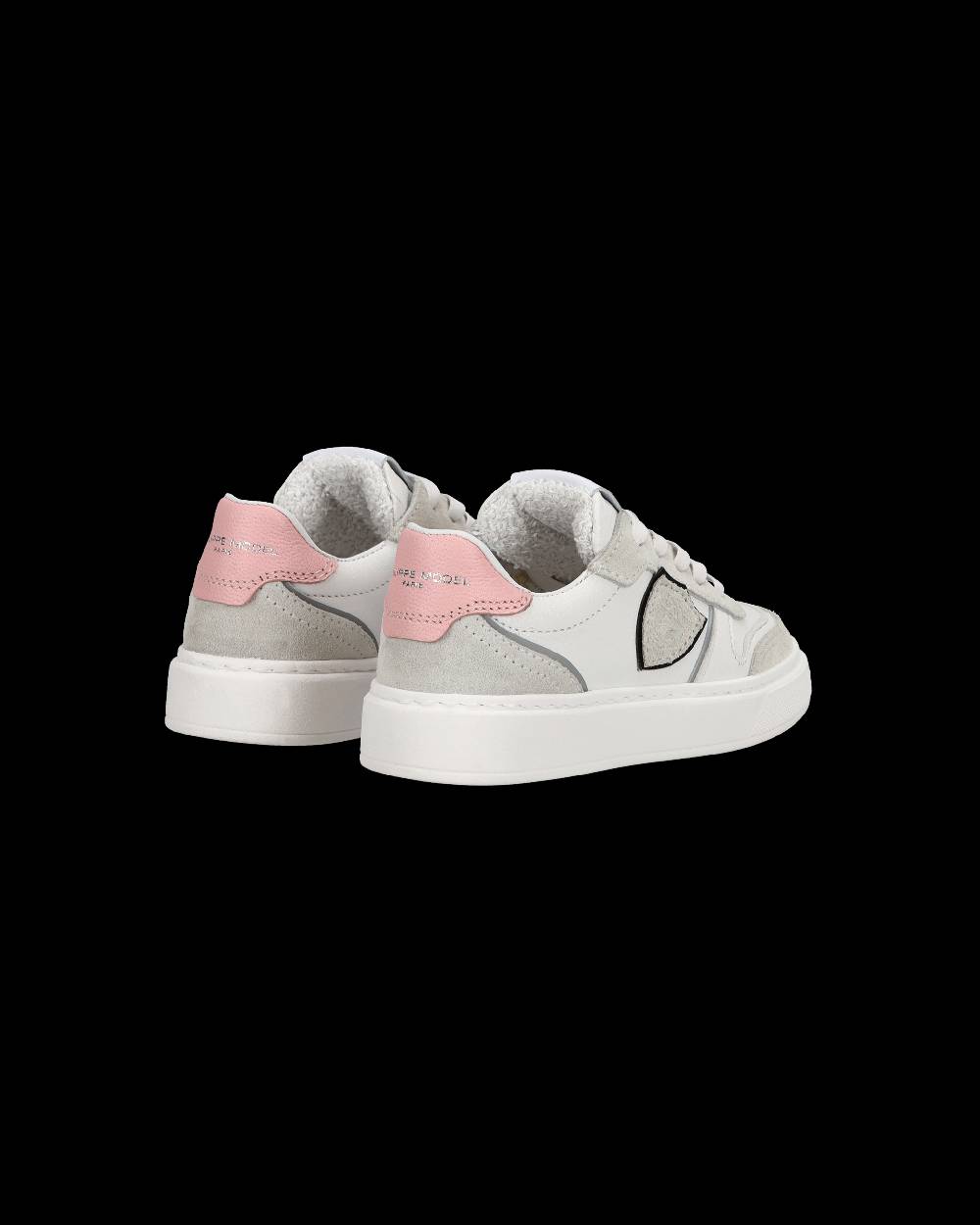 Philippe Model Baby Nice Low-Top Sneakers in Leather, Brown Blue Hotsell
