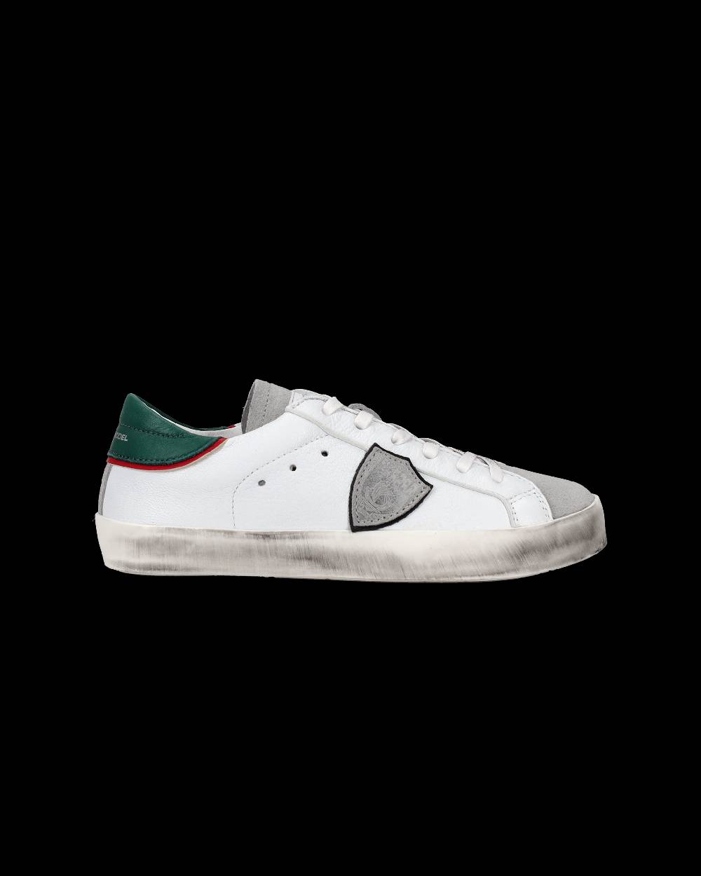 Philippe Model Sneakers Prsx basse da Bambini Bianche e Verdi in Pelle Vendite Flash