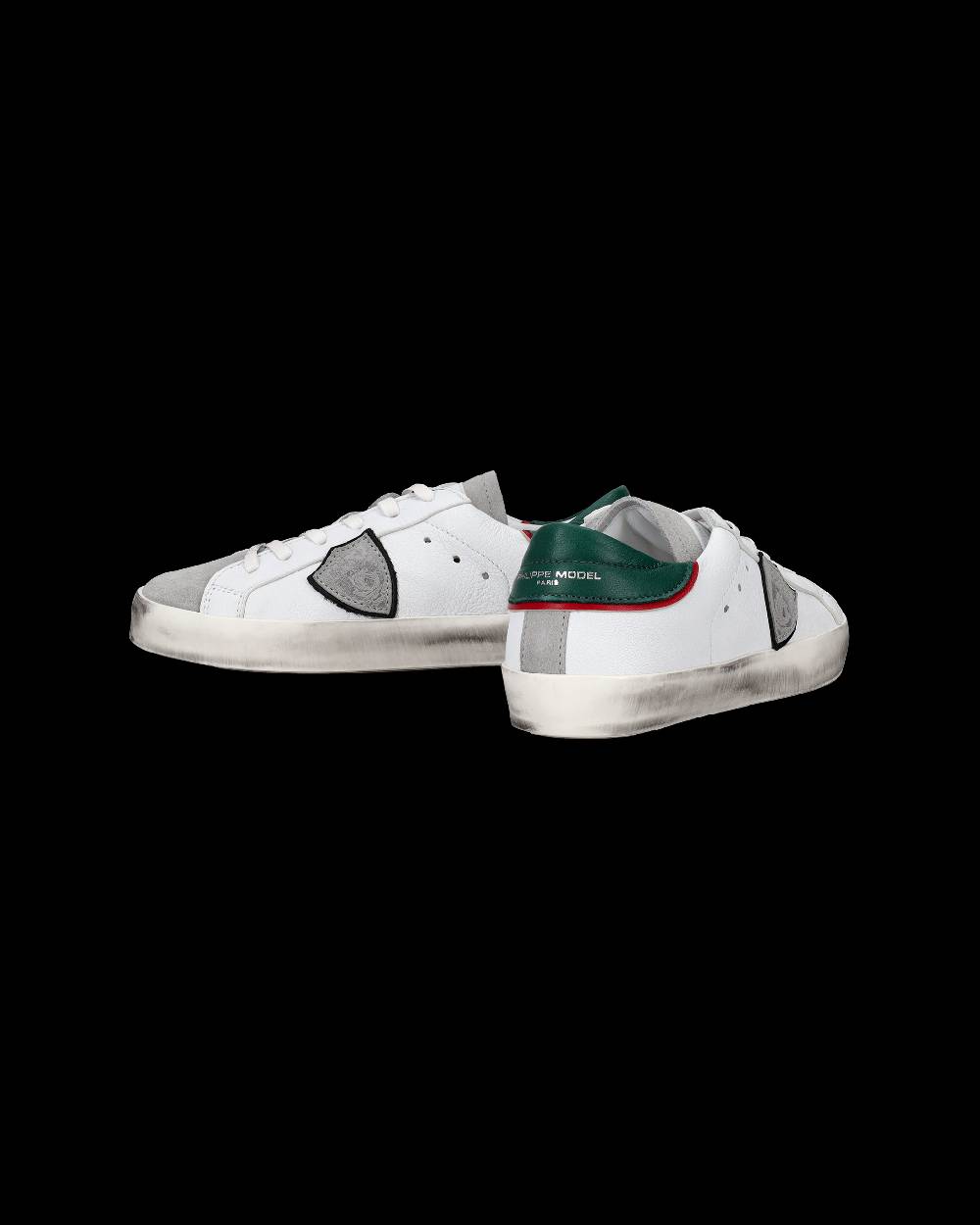 Philippe Model Sneakers Prsx basse da Bambini Bianche e Verdi in Pelle Vendite Flash