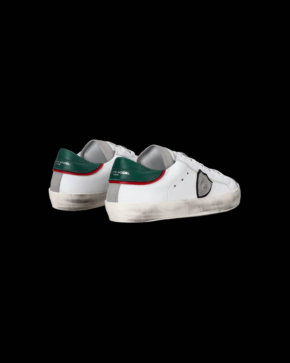 Philippe Model Sneakers da Bambini Prsx Bianche e Verdi in Pelle Negozio