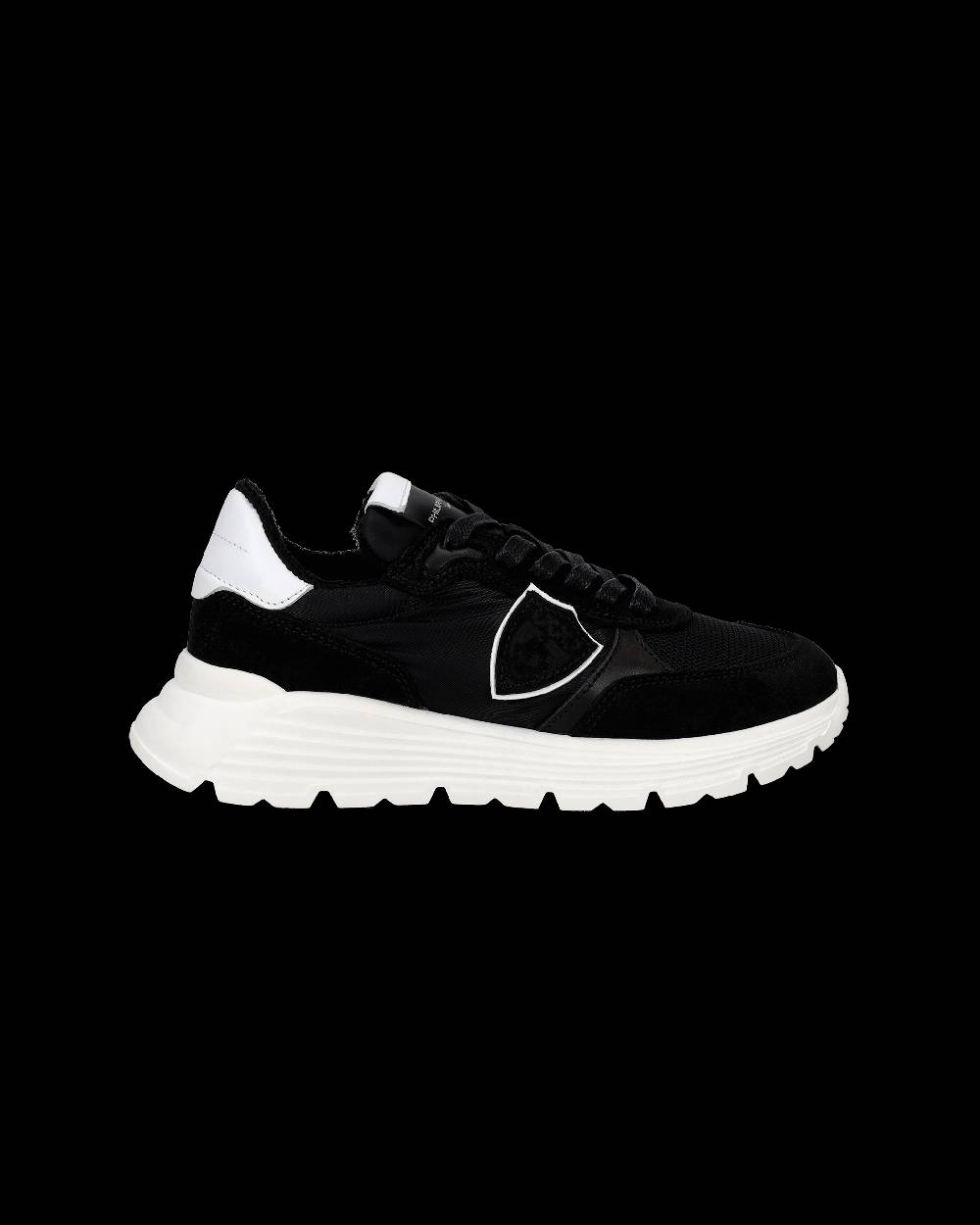 Philippe Model Sneakers Antibes basse da Bambini Nere in Tessuto Tecnico 2025