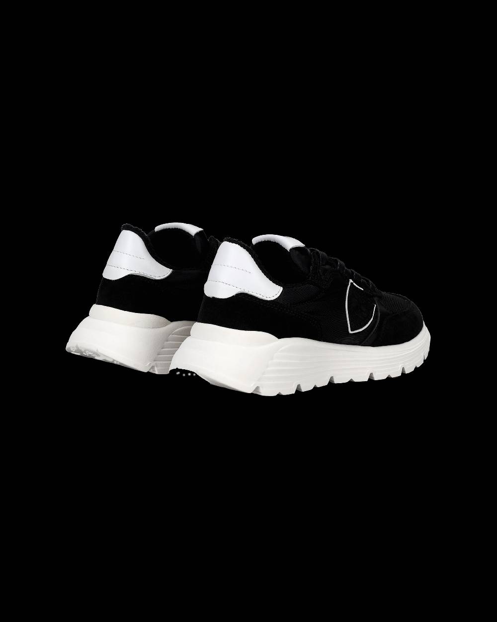 Philippe Model Sneakers Antibes basse da Bambini Nere in Tessuto Tecnico 2025
