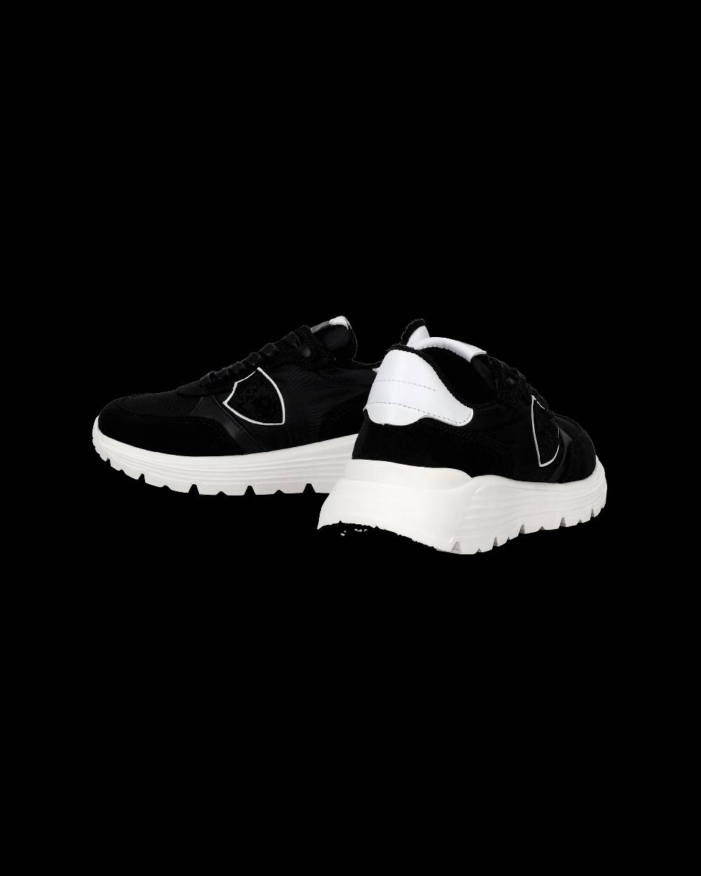 Philippe Model Sneakers Antibes basse da Bambini Nere in Tessuto Tecnico 2025